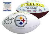 JuJu Smith-Schuster Signed Steelers Football
